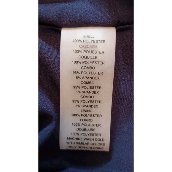 Vince Camuto Sz 6 Navy Floral Maxi Dress Halter Keyhole Belted Party Guest Chic - Picture 6 of 9